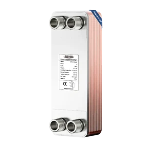 20 Plates - AlorAir 4” x 12” Brazed Plate Heat Exchanger
