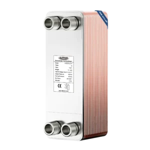 40 Plates - AlorAir 4” x 12” Brazed Plate Heat Exchanger