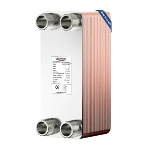 50 Plates - AlorAir 5” x 12” Brazed Plate Heat Exchanger