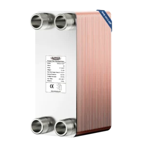 60 Plates - AlorAir 5” x 12” Brazed Plate Heat Exchanger