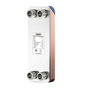 10 Plates - AlorAir 4” x 12” Brazed Plate Heat Exchanger