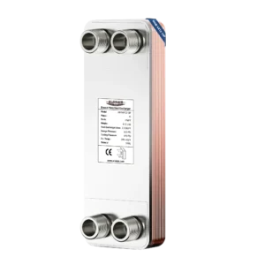 10 Plates - AlorAir 4” x 12” Brazed Plate Heat Exchanger
